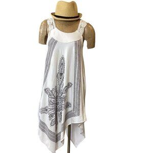 ワンピースその他 Federica Tosi Desert-coloured striped viscose blend chemisie FEDERICA TOSI Desert-coloured striped viscose blend